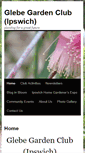 Mobile Screenshot of glebegardenclubipswich.com.au